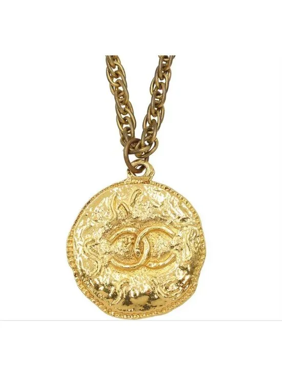 Chanel CC Logo Medal Motif Chain Necklace - Picture 3 of 5